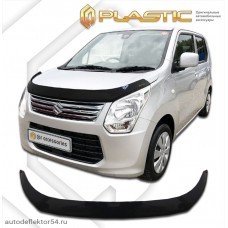 Дефлектор капота Suzuki Wagon R MH34S (Classic черный) 2012-2014 