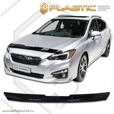 Дефлектор капота Subaru Impreza (Classic черный)  2011-2016