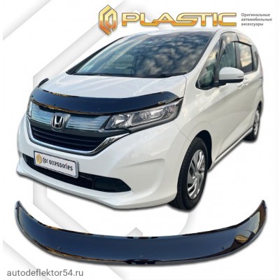 Дефлектор капота Honda Freed II поколение, минивэн (Classic черный)