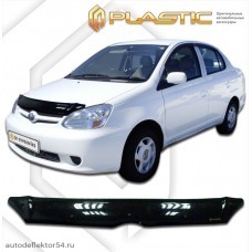 Дефлектор капота Toyota Platz (Classic черный) 2002-2005