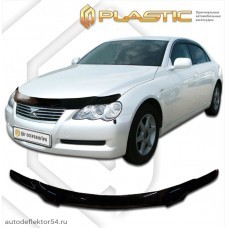 Дефлектор капота Toyota Mark-X (Classic черный) 2004-2006