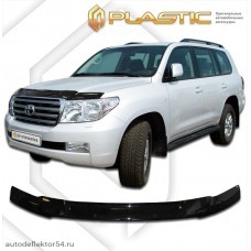 Дефлектор капота Toyota Land Cruiser 200 (Classic черный) 2008-2012