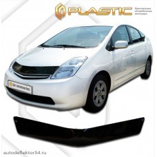 Дефлектор капота Toyota Prius Левый руль (Classic черный) 2003-2009