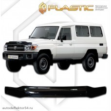 Дефлектор капота Toyota Land Cruiser (Classic черный) 2010