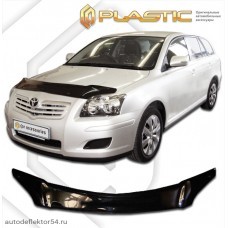 Дефлектор капота Toyota Avensis универсал (Classic черный) 2003-2008