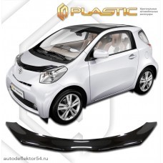 Дефлектор капота Toyota iQ (Classic черный) 2008–н.в.