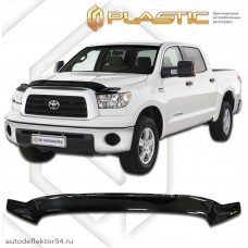 Дефлектор капота Toyota Tundra Double Cab (Classic черный) 2007-2013