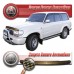 Дефлектор капота Toyota Land Cruiser 80 (Classic черный)