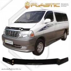 Дефлектор капота Toyota Grand Hiace (Classic черный) 1999-2002