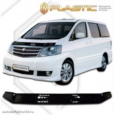 Дефлектор капота Toyota Alphard (Classic черный) 2003–2008