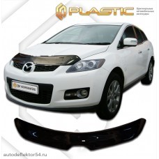 Дефлектор капота Mazda CX-7 (Classic черный) 2007-2012