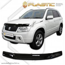 Дефлектор капота Suzuki Grand Vitara 3 Door (Classic черный) 2005–н.в.