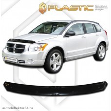 Дефлектор капота Dodge Caliber (Classic черный) 2006-2011