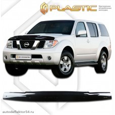 Дефлектор капота Nissan Pathfinder (Classic черный) 2011-2014