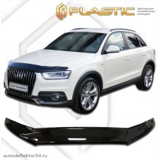 Дефлектор капота Audi Q3 (Classic черный) 2011–н.в.