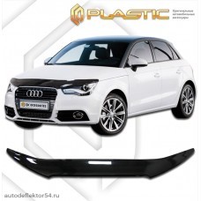 Дефлектор капота Audi A1 (Classic черный) 2010–н.в.