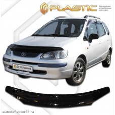 Дефлектор капота Toyota Spacio (Classic черный) 1997-2001