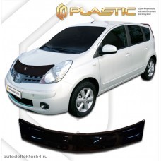 Дефлектор капота Nissan Note (Classic черный) 2006-2008