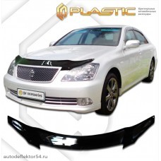 Дефлектор капота Toyota Crown (Classic черный) 2003-2008