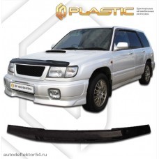 Дефлектор капота Subaru Forester (Classic черный) 1997-2000