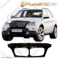 Дефлектор капота (exclusive) BMW X5 (Classic черный) 2007-2013