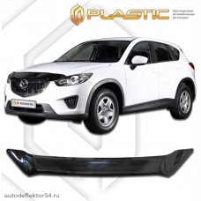 Дефлектор капота Mazda CX-5 (Classic черный) 2012–2017