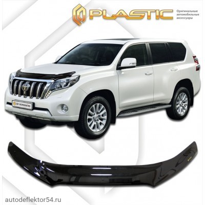 Дефлектор капота Toyota Land Cruiser Prado (Classic черный)