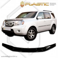 Дефлектор капота Honda Pilot (Classic черный) 2008–2015