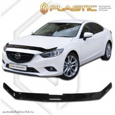 Дефлектор капота Mazda 6 (Classic черный) 2012–н.в.