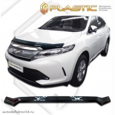 Дефлектор капота Toyota Harrier (Classic черный) 2013–2017