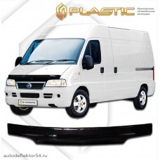 Дефлектор капота Fiat Ducato (Classic черный) 2002–2006