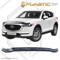 Дефлектор капота Mazda CX-5 (Classic черный) 2017–н.в.