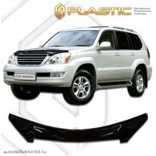 Дефлектор капота (exclusive) Lexus GX 470 (Classic черный) 2003-2010