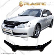 Дефлектор капота Subaru Legacy (Classic черный) 2003-2009