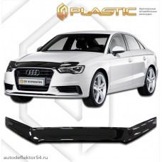 Дефлектор капота Audi A3 (Classic черный) 2012–2016