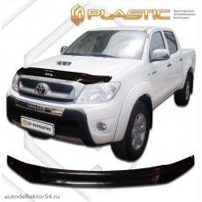 Дефлектор капота Toyota Hilux (Classic черный) 2005-2011