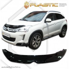 Дефлектор капота Citroen C4 AirCross (Classic черный) 2012–н.в.