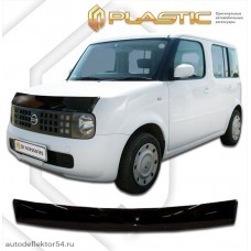 Дефлектор капота Nissan Cube (Classic черный) 2002-2009