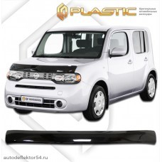 Дефлектор капота Nissan Cube (Classic черный) 2009-2012