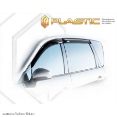 Ветровики дверей Renault Scenic (Classic полупрозрачный)