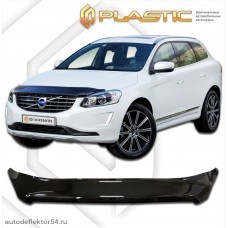 Дефлектор капота Volvo XC60 (Classic черный) 2014–2017