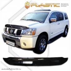 Дефлектор капота Nissan Armada (Classic черный) 2004–н.в.