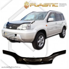 Дефлектор капота Nissan X-Trail (Classic черный) 2100-2006