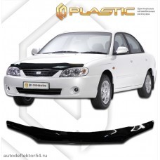 Дефлектор капота Kia Spectra (Classic черный) 2004–2011