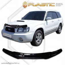 Дефлектор капота Subaru Forester (Classic черный) 2002-2005