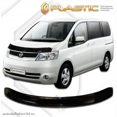 Дефлектор капота Nissan Serena (Classic черный) 2005