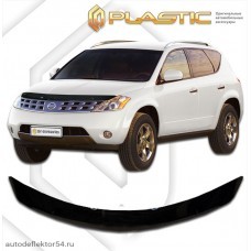 Дефлектор капота Nissan Murano (Classic черный) 2004-2009