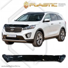 Дефлектор капота Kia Sorento Prime (Classic черный) 2015–н.в.