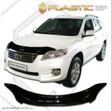 Дефлектор капота Toyota Rav4 (Classic черный) 2010–2013