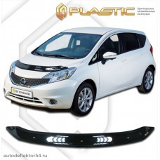 Дефлектор капота Nissan Note (Classic черный) 2012–н.в.